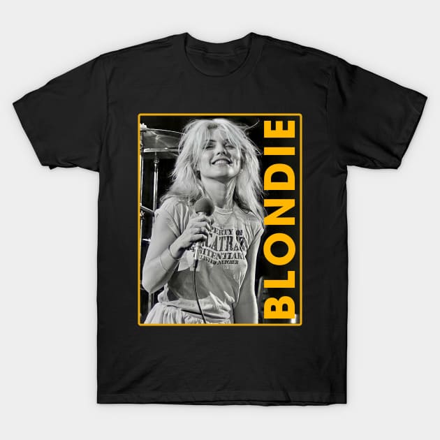 Vintage Blondie Music 80s 90s Style T-Shirt by Chea Shepherd